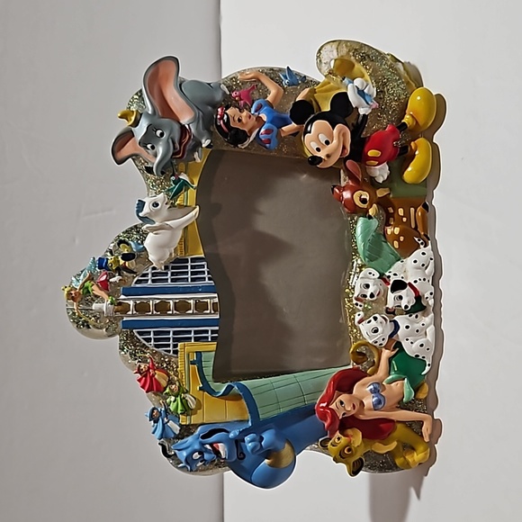 Walt Disney Parks & Resorts Rare Exclusive Princess Glitter Picture Frame - Picture 6 of 14